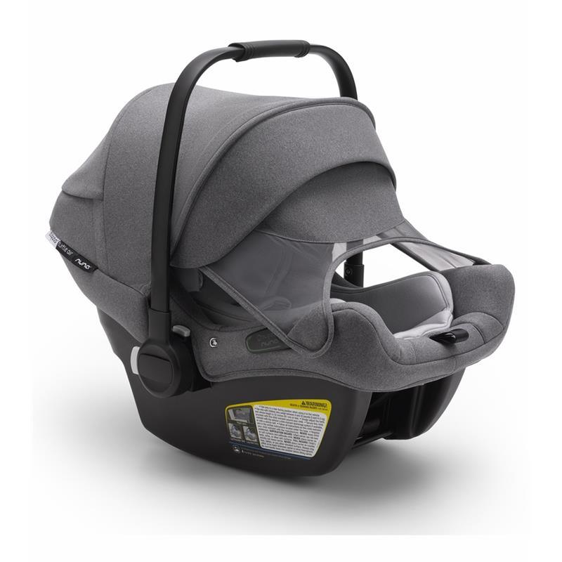 Bugaboo - Turtle Air by Nuna Infant Car Seat + Base, Grey Melange