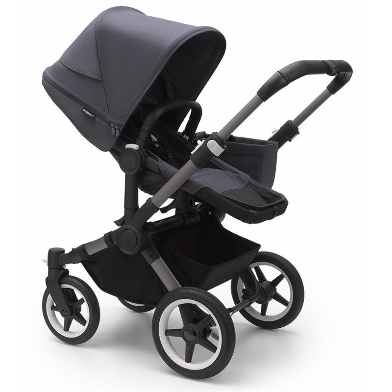 Bugaboo - Donkey 5 Mono Complete Stroller, Graphite /Stormy Blue