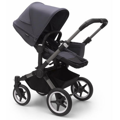 Bugaboo - Donkey 5 Mono Complete Stroller, Graphite /Stormy Blue
