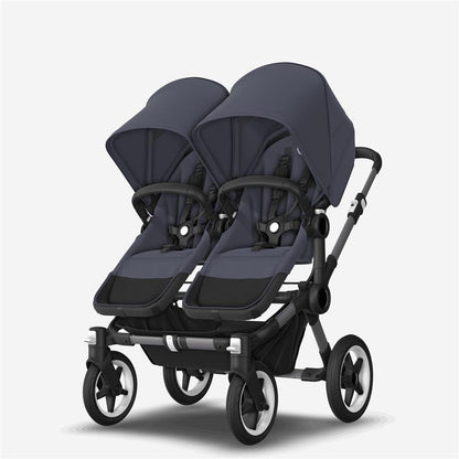 Bugaboo Donkey 5 Twin Complete Stroller - Stormy Blue | Graphite