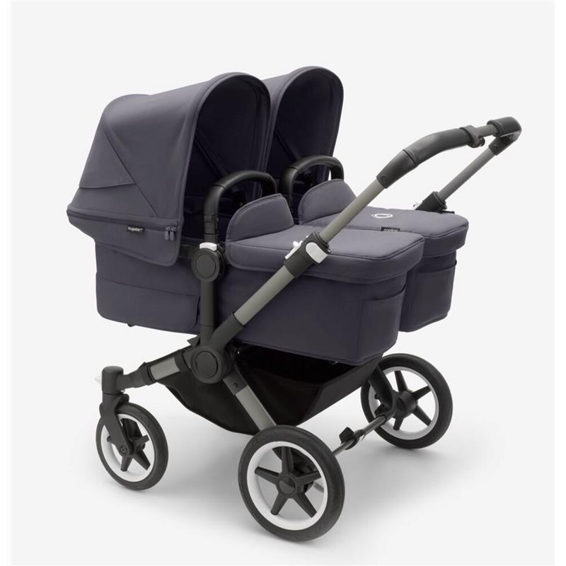 Bugaboo Donkey 5 Twin Complete Stroller - Stormy Blue | Graphite