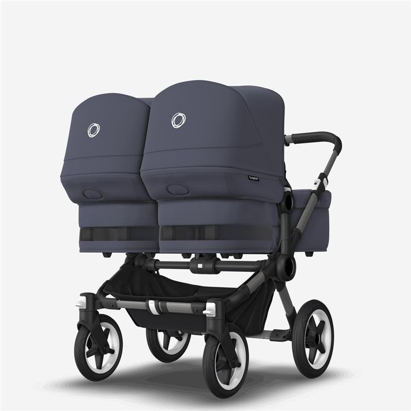 Bugaboo Donkey 5 Twin Complete Stroller - Stormy Blue | Graphite