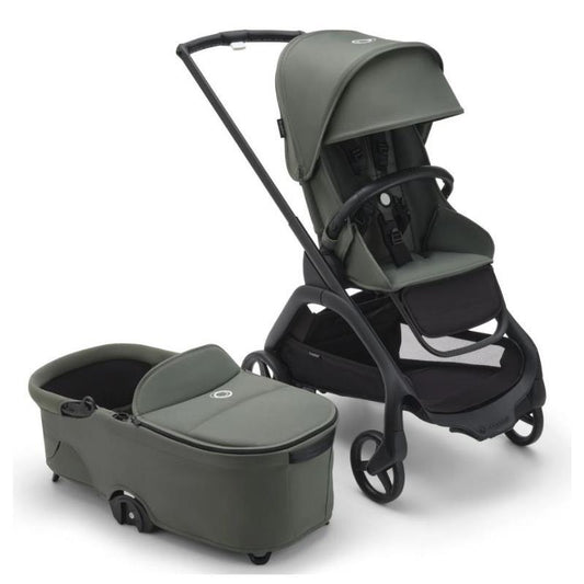 Bugaboo - Dragonfly Stroller and Bassinet Complete, Black/Forest Green