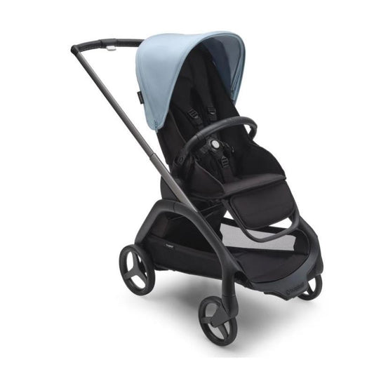 Bugaboo - Dragonfly Stroller, Graphite/Midnight Black/Skyline Blue