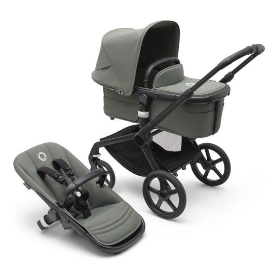 Bugaboo - Fox 5 Complete Stroller, Black/Forest Green