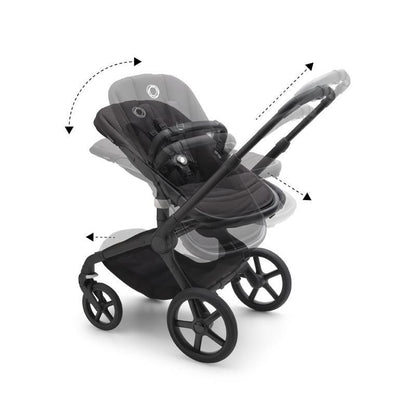 Bugaboo - Fox 5 Complete Stroller, Black/Midnight Black/Astro Purple