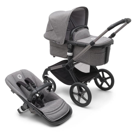 Bugaboo - Fox 5 Complete Stroller, Graphite/Grey Melange