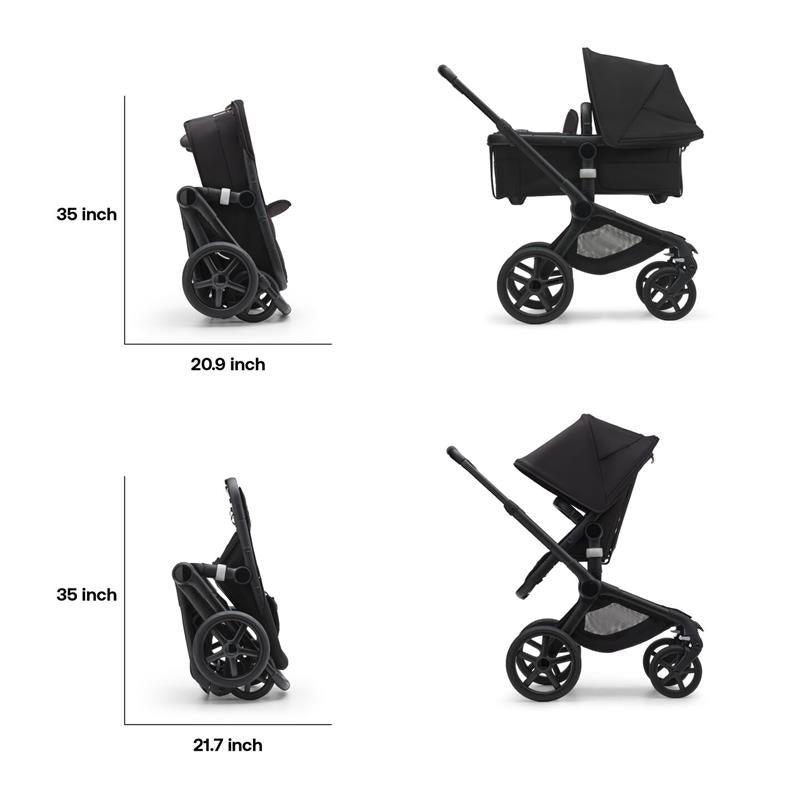 Bugaboo - Fox 5 Complete Stroller, Graphite/Grey Melange