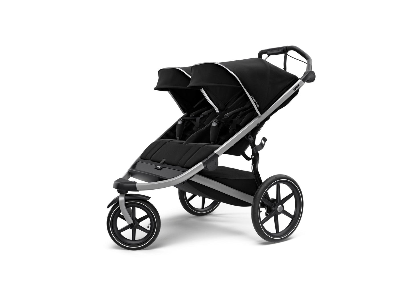 Thule Double Urban Glide 2 Jogging Stroller, Black