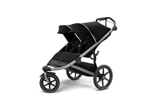Thule Double Urban Glide 2 Jogging Stroller, Black